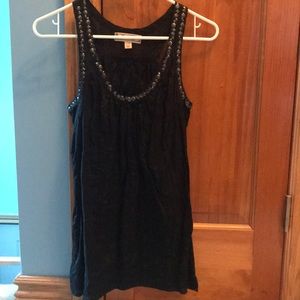 Size Small. Black tank